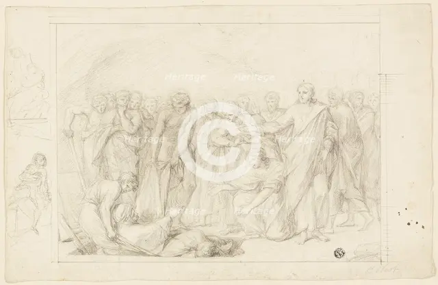 Death of Ananias, n.d. Creator: Benjamin West.