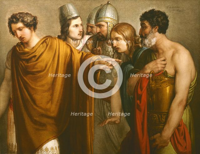 Death of Abradatas.