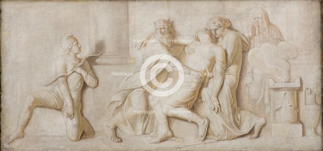 Death of Achilles by Paris' Arrow, 1794-1798. Creator: Nicolai Abraham Abildgaard.