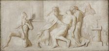 Death of Achilles by Paris Arrow, 1794-1798. Creator: Nicolai Abraham Abildgaard