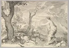 Death of Adonis. Creator: Claude Mellan