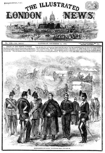 Death of Albert (1819-1861), Prince Consort of Queen Victoria, 14 December 1861. Artist: Unknown