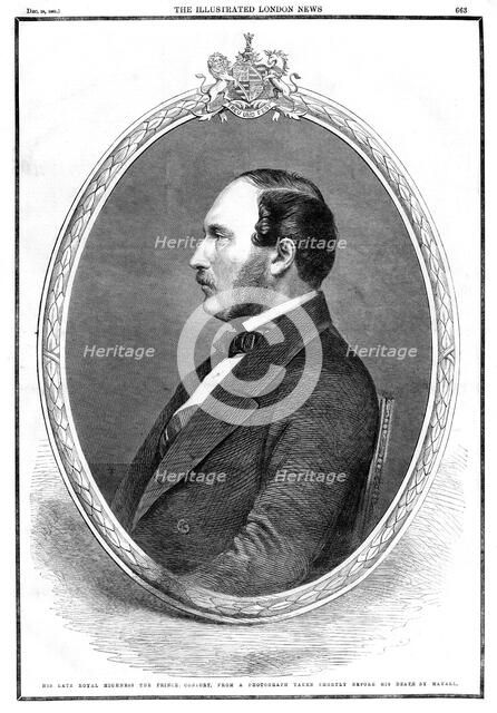 Death of Albert, Prince Consort, 1861. Artist: Unknown