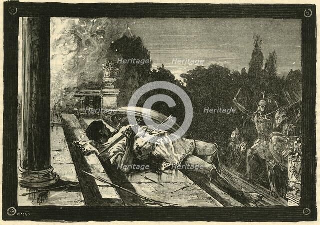 'Death of Alcibiades', 1890.   Creator: Unknown.