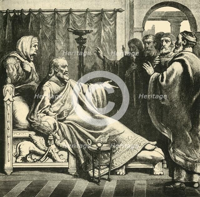 'Death of Augustus', 1890.   Creator: Unknown.