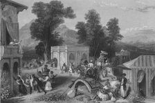 Death of Bishop Heber 1846. Artist: James Sands