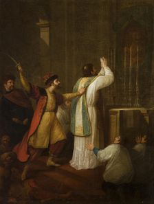 Death of Bishop Stanislaw Szczepanowski, after 1816. Creator: Jozef Peszka