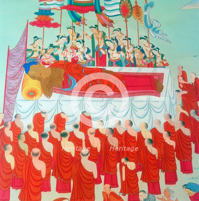 Death of Buddha. Artist: Unknown