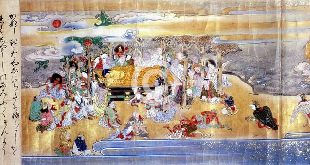 Death of Buddha, c483 BC, (17th century). Artist: Unknown