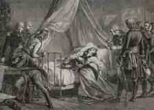 Death of General Hoche in Wetzlar, due to tuberculosis, on 19 September 1797, (1879). Creator: Unknown