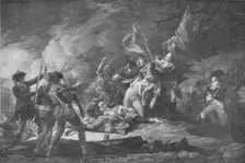 Death of General Montgomery 1798 (1909). Creator: JT Clemens