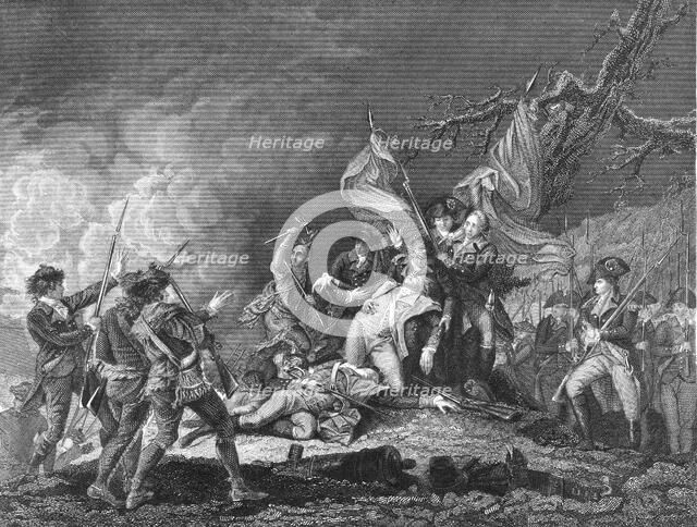 Death of General Montgomery at Quebec, December 1775. Creator: Unknown.