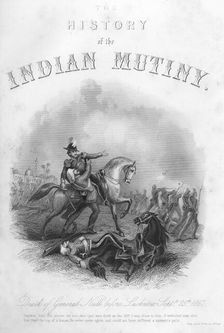 Death of General Neill before Lucknow, 25th September 1857, (c1860)