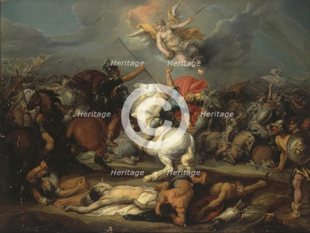 Death of Decius Mus, 1641. Creator: Simon de Vos.