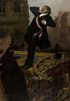 Death of deputy Alphonse Baudin on December 3, 1851, 1902. Creator: Laurens, Jean-Paul (1838-1921)