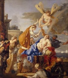 Death of Dido, 1638. Creator: Sébastien Bourdon