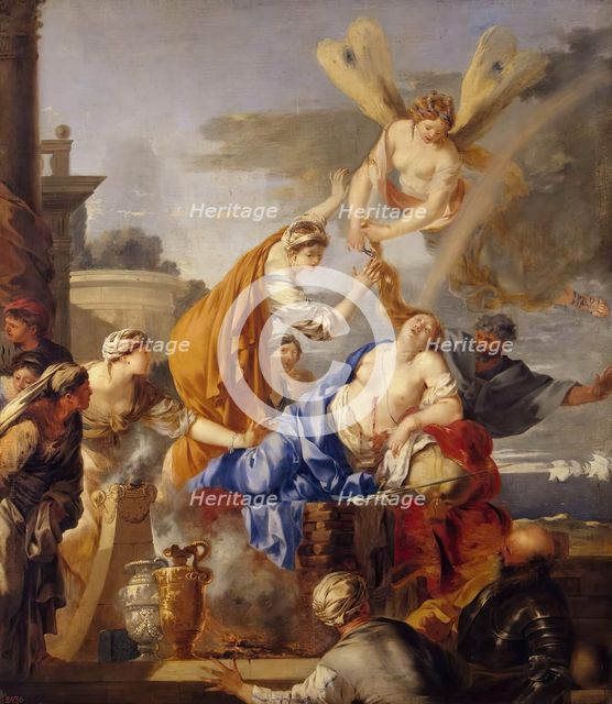 Death of Dido, 1638. Creator: Sébastien Bourdon.