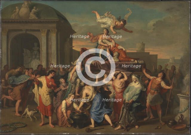 Death of Dido, 1663-1733. Creator: Gerard Hoet.