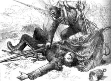 Death of Ensign Anstruther c1880. Artist: C.R.