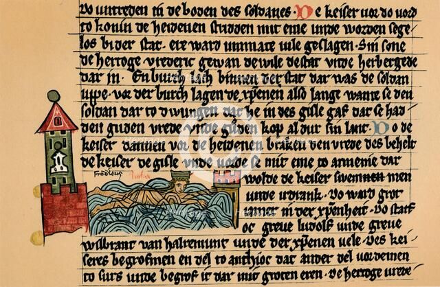 'Death of Frederick Barbarossa', c1154, (1907). Creator: Unknown.