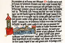 Death of Frederick I Barbarossa, 1190 (2nd half of 13th century)