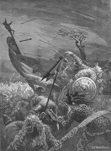 Death of King Harold at the Battle of Hastings, 1066 (1905)