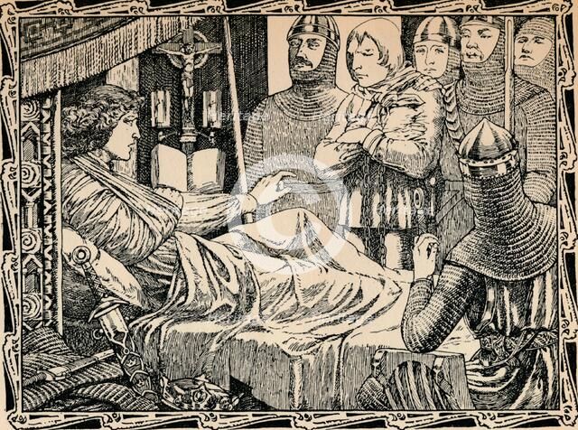 Death of King Richard I, 1902. Artist: Patten Wilson