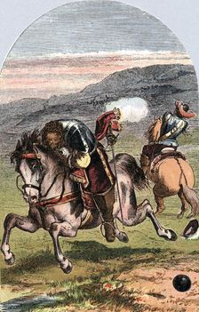 Death of Henri, Vicomte de Turenne, French soldier, 1675 (c1870). Artist: Edward Henry Corbould