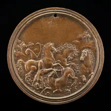 Death of Hippolytus, late 15th - early 16th century. Creator: Moderno