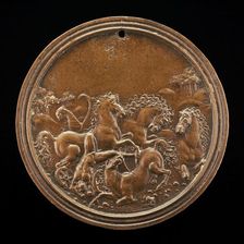 Death of Hippolytus, late 15th - early 16th century. Creator: Moderno