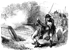 Death of Isaac Davis, 1775 (c1880)