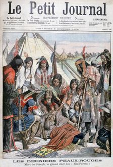 Death of Joseph, Chief of the Nez-Perce, 1904
