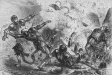 Death of James II. of Scotland c1880