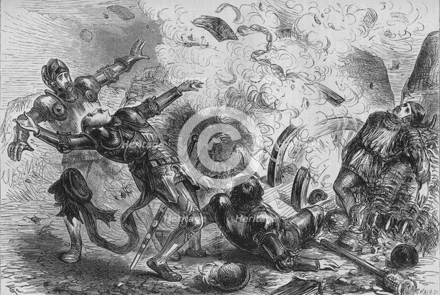 'Death of James II. of Scotland', c1880. Artist: Unknown.
