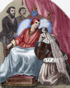 Death of Louis XI, 1483, (1851). Creator: Dupre