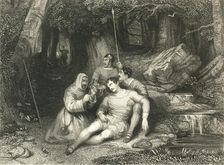 Death of Llewellyn c1836. Creators: Unknown, William Radclyffe