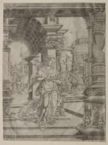 Death of Lucretia. Creator: Frans Crabbe van Esplegem (Flemish, c. 1480-1552)