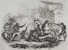 Death of Luis Fermin de Carvajal, 1st Count of La Union, (1752-1794), 1794 (1851). Creator: Unknown