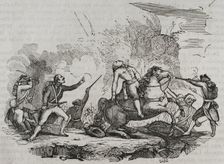 Death of Luis Fermin de Carvajal, 1st Count of La Union, (1752-1794), 1794 (1851). Creator: Unknown