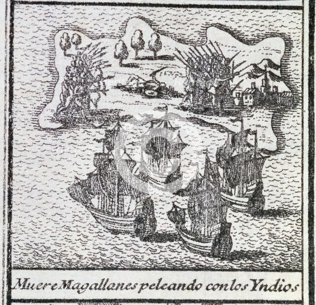 Death of Magellan to intervene in the fight between natives in one of the islands of the Philippi…
