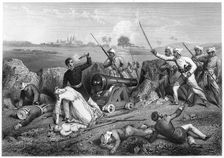 Death of Major Skene and his wife at Jhansi 1857, (c1860)