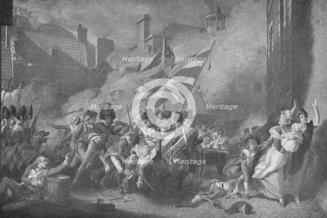 'Death of Major Pierson', 1796 (1909). Creator: James Heath.