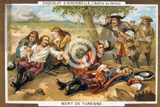 Death of Marshall Turenne, 1675, (19th century). Artist: Unknown