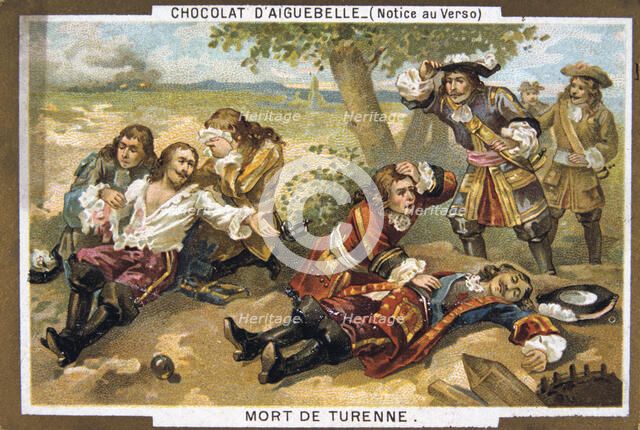 Death of Marshall Turenne, 1675, (19th century). Artist: Unknown