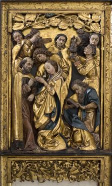 Death of Mary, Space Remaining after the Lost Relief, c1500. Creator: Unknown