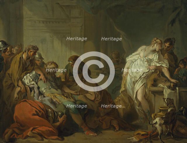 Death of Meleagros, c1727. Creator: Francois Boucher.