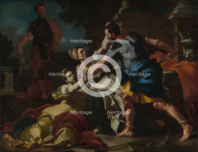 Death of Messalina, about 1704/1712. Creator: Francesco Solimena.
