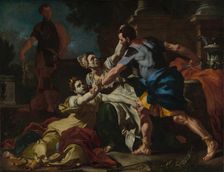 Death of Messalina, about 1704/1712. Creator: Francesco Solimena