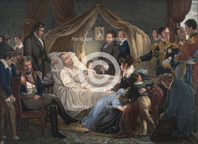 Death of Napoleon, 1825. Artist: Steuben, Charles de (1788-1856)