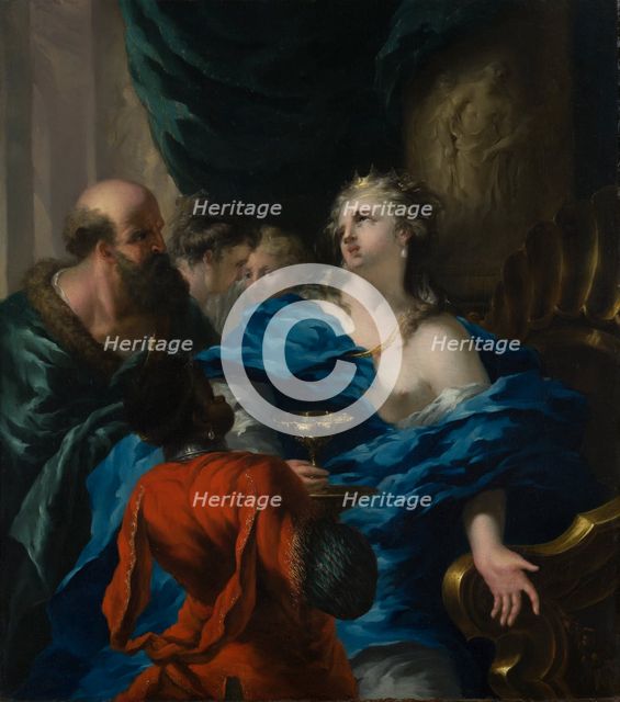Death of Sophonisbe, c1720-c1725. Creator: Ottmar Elliger the Younger.